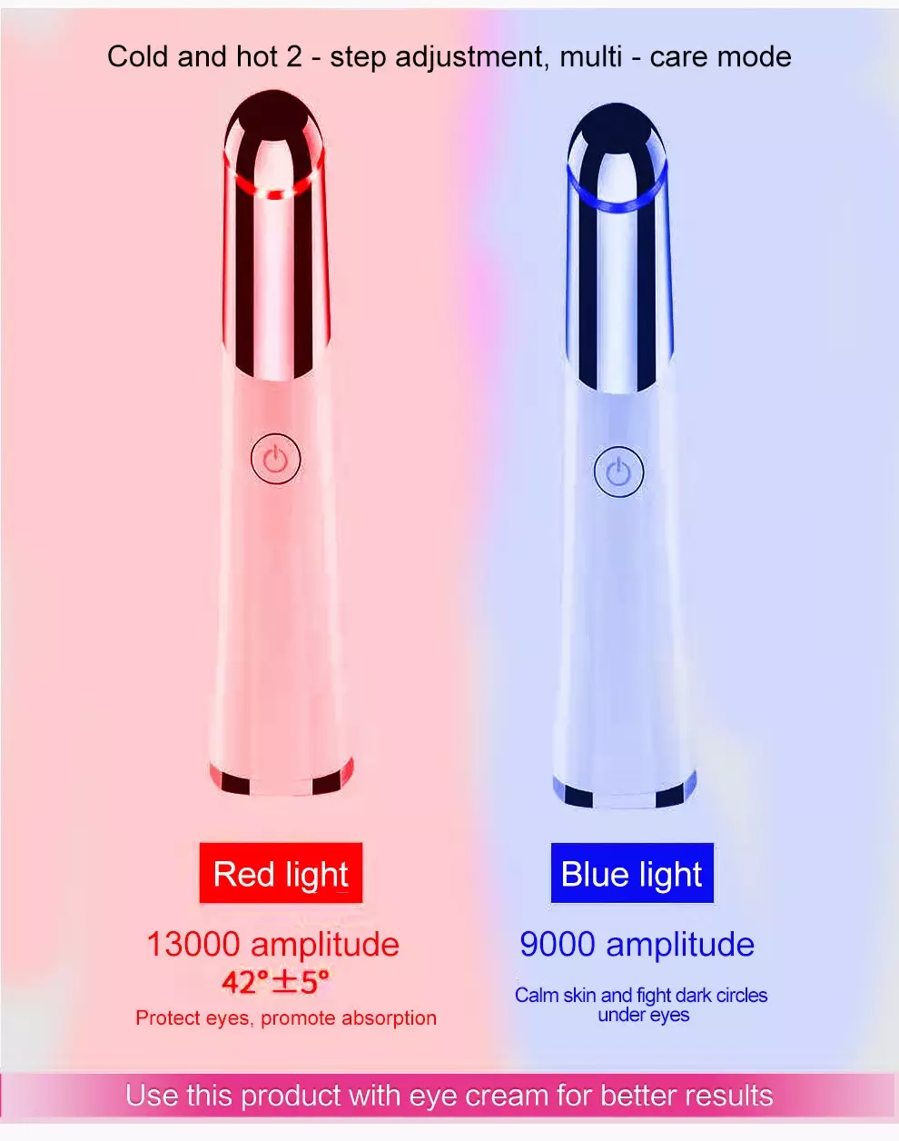 Beauty Eye Massager USB Genopladelig Facial Massager Hudplejeenhed Detaljer
